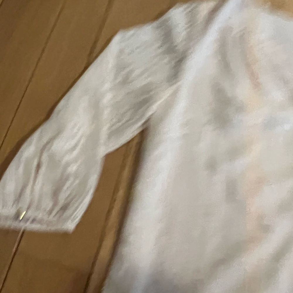 Talbots Top With 3/4 Length Sleeves - image 2